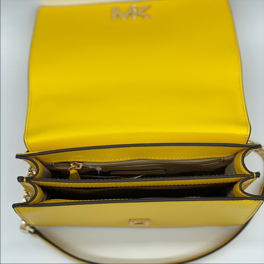 MICHAEL KORS MOTT LARGE CHAIN SHOULDER CROSSBODY - Picture 13 of 16